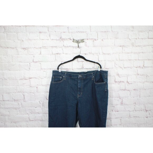 LL Bean BeanFlex Jeans Standard Athletic Fit Straight Leg Size 42x34 - Picture 2 of 10